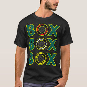 Camiseta Box Box Box El Plan F1 Diseño de compuestos de neu
