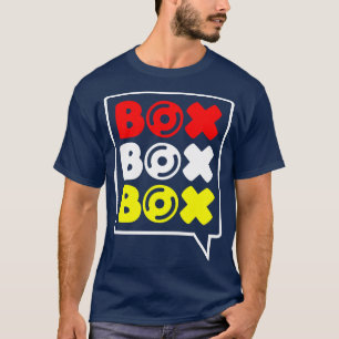 Camiseta Box Box Box F1 Compuesto de neumáticos V3 Diseño