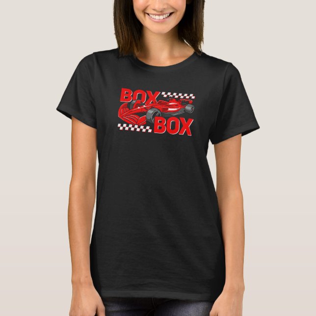 Camiseta Box Box Radio Call Formula Racing Open Wheel Race  (Anverso)