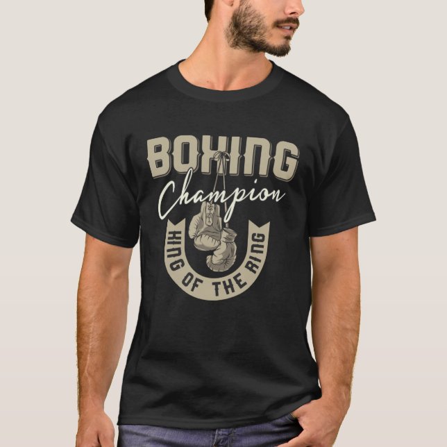 Camiseta Box Champion King of the Ring (Anverso)