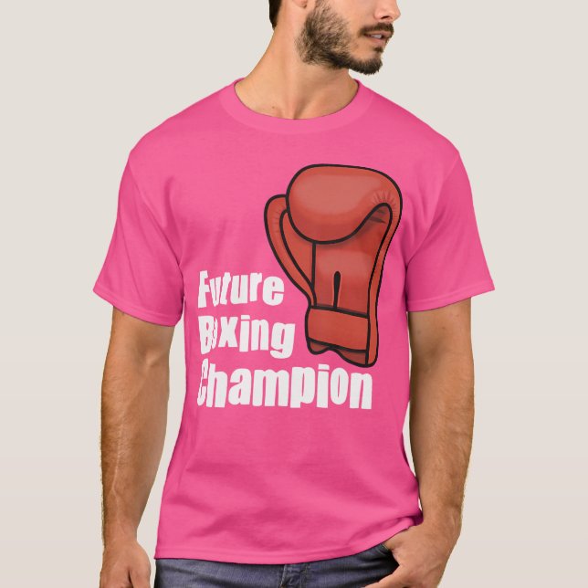 Camiseta Boxeador campeón de boxeo futuro (Anverso)