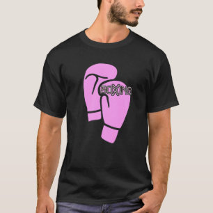 Camiseta Boxeador chica Boxeador Guantes de Boxeo Rosa