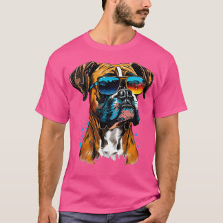 Camiseta Boxeador con gafas de sol 2