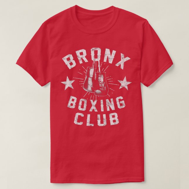 Camiseta Boxeador con problemas de Bronx Boxing Clubvintage (Diseño del anverso)