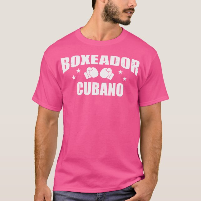 Camiseta Boxeador Cubano (Anverso)