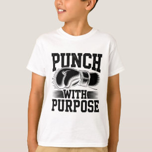 Camiseta Boxeador de Boxeo con Propósito Fuerza Deportes Gi