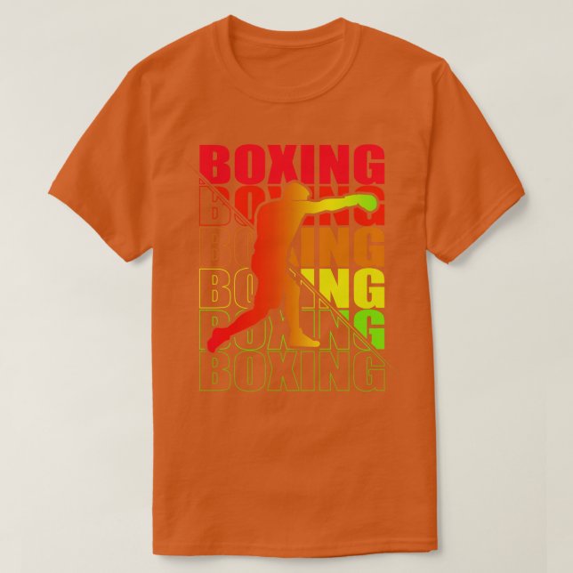 Camiseta Boxeador de Boxeo de Artes Marciales de Boxeo Boxe (Diseño del anverso)