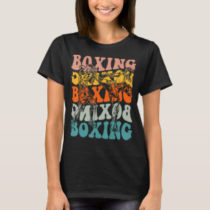Camiseta Boxeador de boxeo de época masculino niños