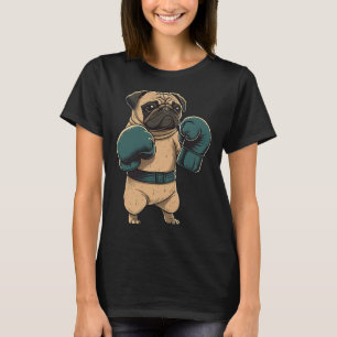 Camiseta Boxeador de boxeo de perro de boxeo Guantes de box