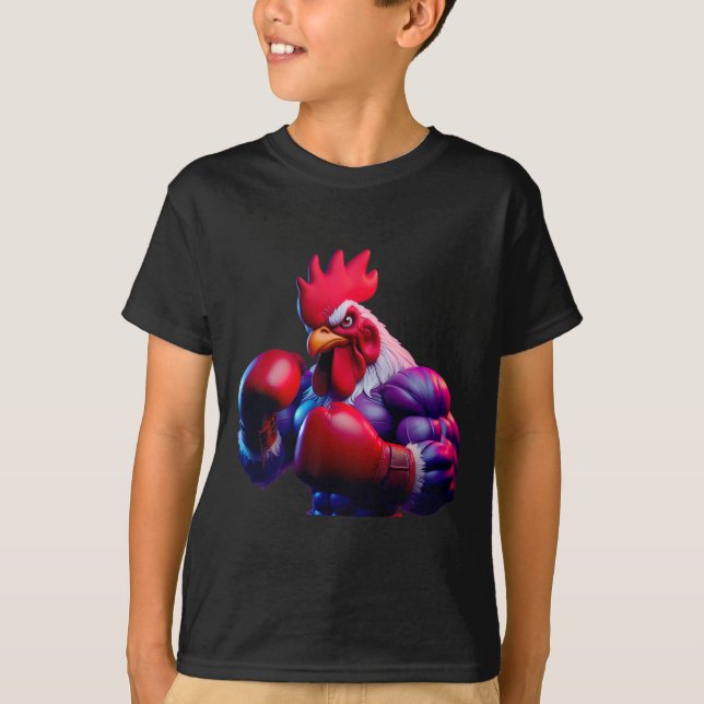 Camiseta Boxeador de boxeo Kickboxer Combate Mma Figher (Anverso)