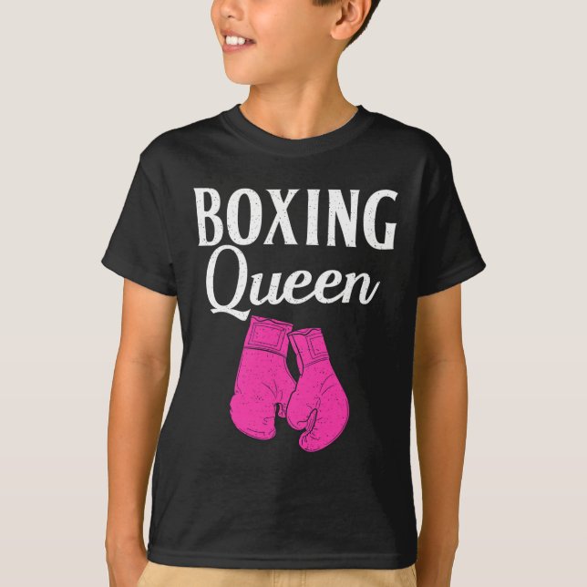 Camiseta Boxeador de boxeo Queen Sport (Anverso)