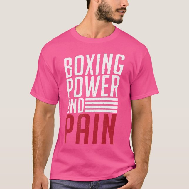Camiseta Boxeador De Combate Deportivo Con Poder De Boxeo Y (Anverso)