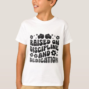 Camiseta Boxeador De Deportes Criado En Disciplina Y Dedica