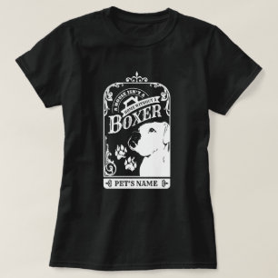 Camiseta Boxeador de estilo vintage personalizado