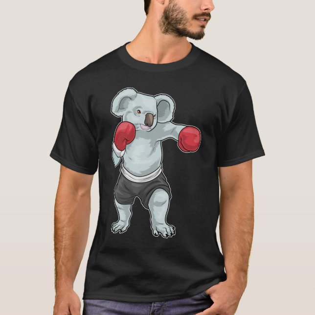 Camiseta Boxeador de koala Guantes de boxeo Boxeo (Anverso)