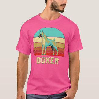 Camiseta Boxeador de sol con estilo retro vintage