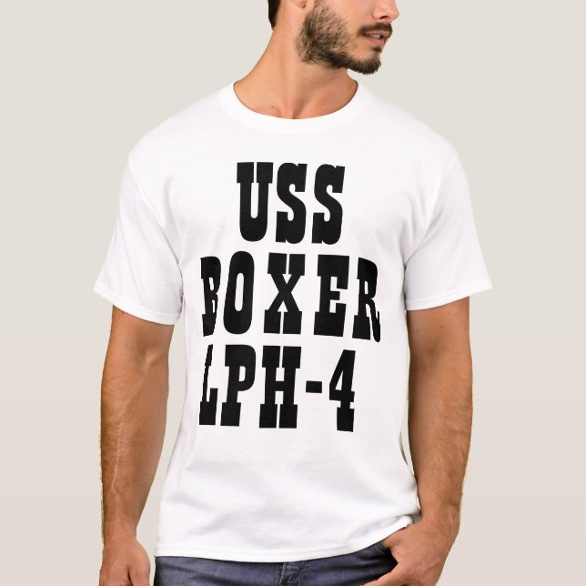 CAMISETA BOXEADOR DE USS (LPH-4) (Anverso)