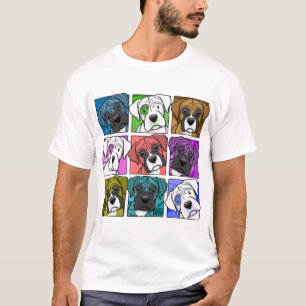 Camiseta Boxeador del arte pop