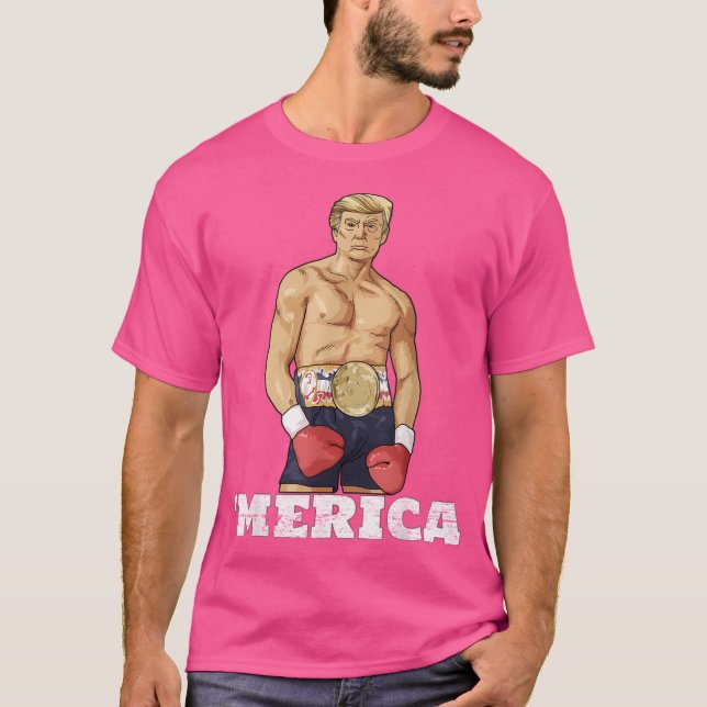 Camiseta Boxeador estadounidense Donald Trump 2020 M (Anverso)