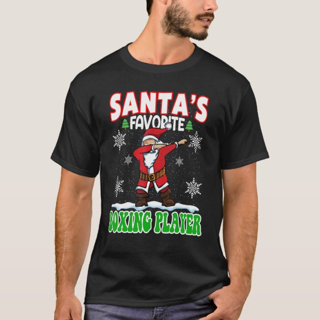 Camiseta Boxeador favorito de Santa X (Anverso)