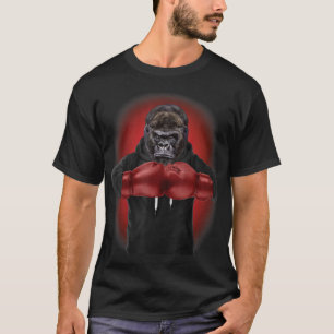 Camiseta Boxeador guerrero de boxeo en gorila lucha por las