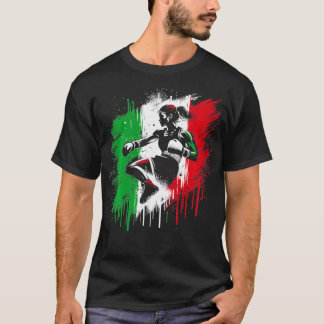 Camiseta Boxeador italiano Chica de kickboxing 1