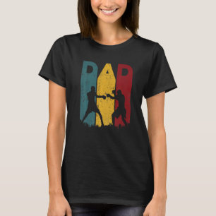 Camiseta Boxeador masculino papa boxeador papi padre Día B