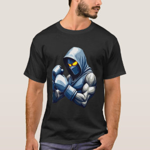 Camiseta Boxeador Ninja De Boxeo De Estilo Vintage Gracioso