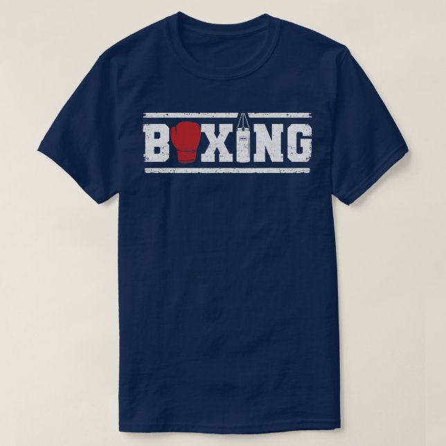 Camiseta Boxeador ventilado con boxeador divertido (Diseño del anverso)