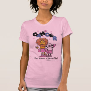 Camiseta Boxeadores de león y cordero-Hacen el cáncer negro