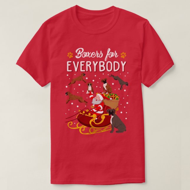 Camiseta Boxeadores para todos (Diseño del anverso)