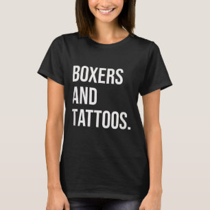 Camiseta Boxeadores Y Tatuajes Alemanes Dueños De Boxer Per