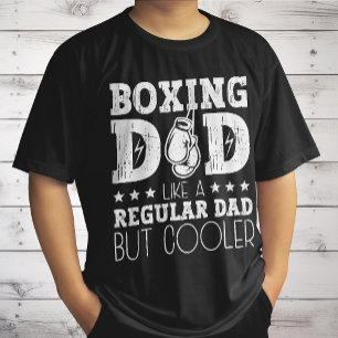 Camiseta Boxear A Papá Como Un Padre Regular Pero Más Frío