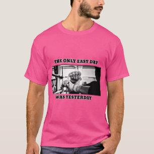 Camiseta Boxear sólo un día fácil