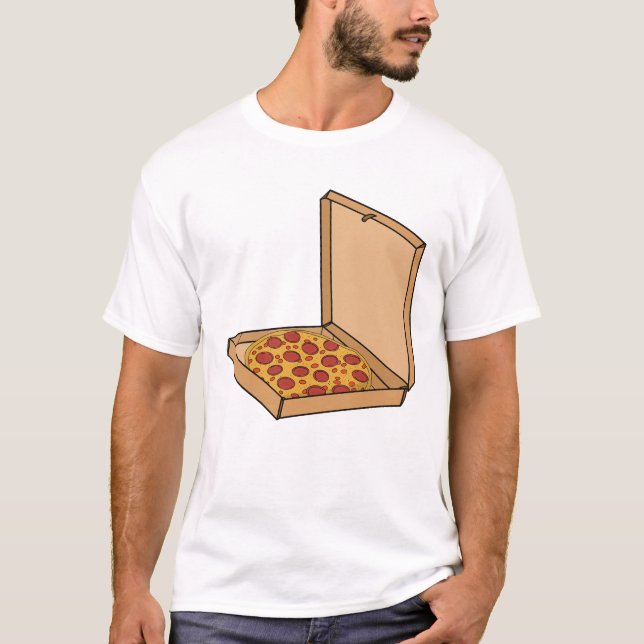 Camiseta Boxed Pepperoni Pizza (Anverso)