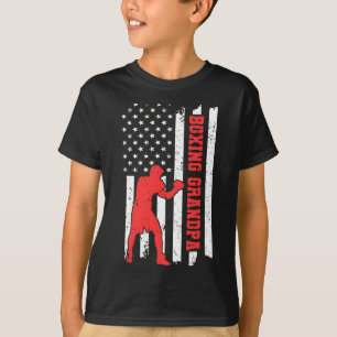 Camiseta Boxeo América Bandera Boxeo Artes Marciales Boxeo