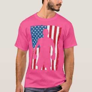 Camiseta Boxeo Bandera Americana Deportes Usa Boxeador