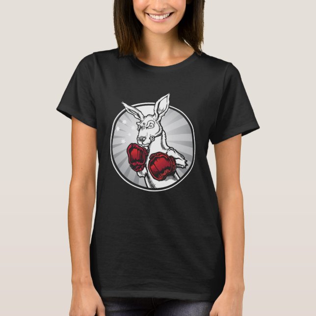 Camiseta Boxeo canguro I Animal Friend Marsupial (Anverso)