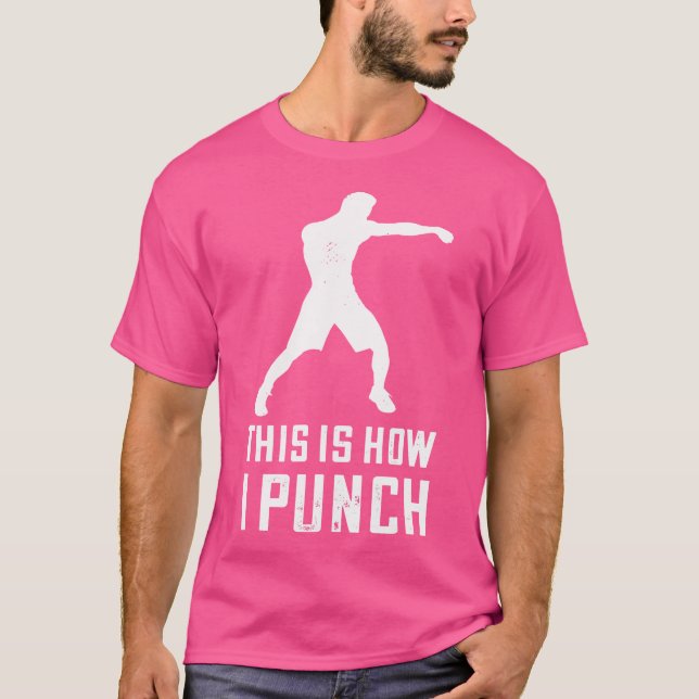 Camiseta Boxeo Cómo Golpear Guantes De Boxeo Kickboxing (Anverso)