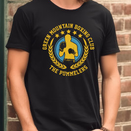 Camiseta Boxeo con el nombre del equipo del club escolar