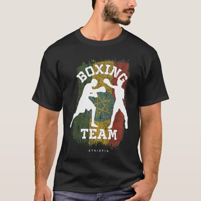 Camiseta Boxeo contra boxeo en Etiopía (Anverso)