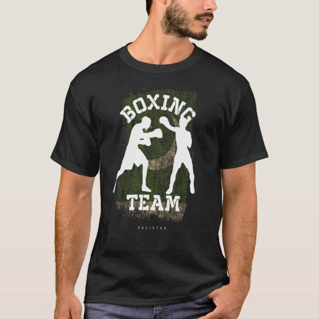 Camiseta Boxeo contra boxeo en Pakistán (Anverso)
