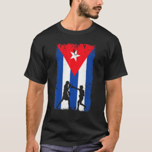 Camiseta Boxeo Cubano Bandera de Cuba