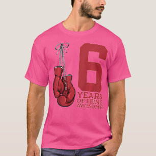 Camiseta Boxeo De 6 Años De Ser Un Impresionante Boxer De 6