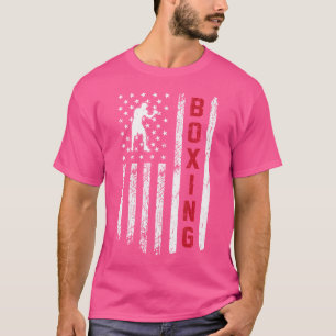 Camiseta Boxeo De Bandera Estadounidense