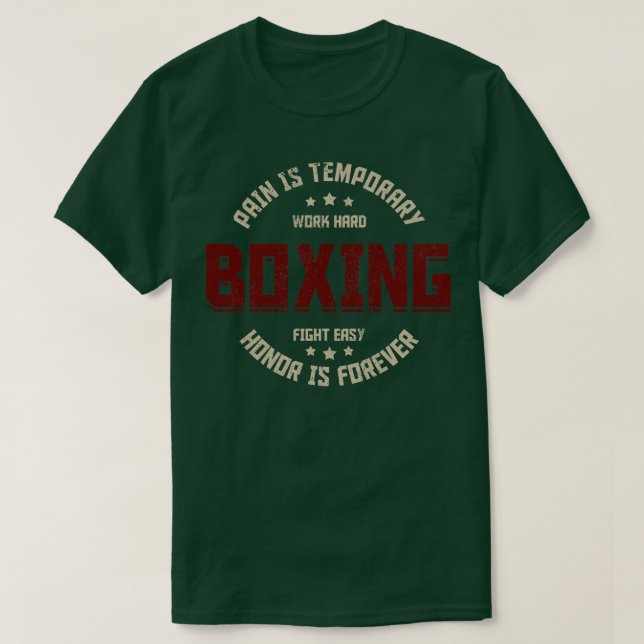 Camiseta Boxeo de Boxeo de Artes Marciales Boxer Club Boxer (Diseño del anverso)