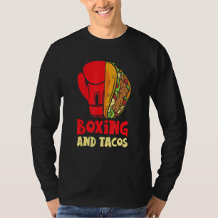 Camiseta Boxeo De Boxeo Y Guantes De Boxeo De Tacos Jab Cro