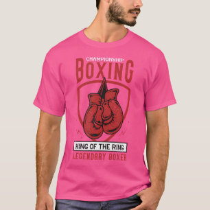 Camiseta Boxeo De Campeonato Rey De La Caja Legendaria Del 