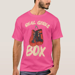 Camiseta Boxeo de Chicas reales Guantes de boxeo Kickboxing