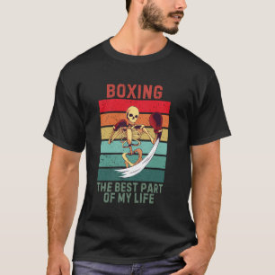 Camiseta Boxeo De Esqueletos Vintage La Mejor Parte De Mi V